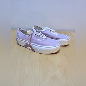 Vans Lilac Stackform Canvas Sneakers Sz 6.5